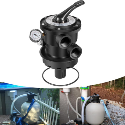Hayward SP0714T Vari-Flo Control 1-1/2 inch FIP Top Mount Multiport Valve