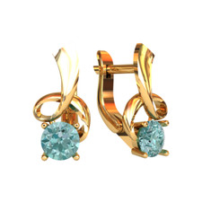 2 pairs Earring Wax patterns for lost wax casting Gold Jewelry/waxes 0066