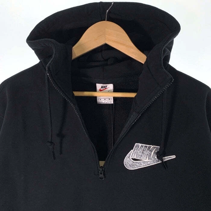 Felpa con cappuccio mezza zip Supreme 21SS Nike pullover felpa nera usata