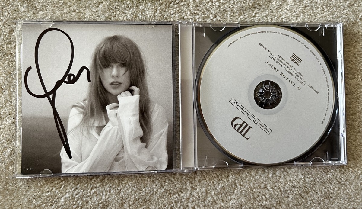 Taylor Swift TTPD直筆サイン入り CD アルバム ⑥ Taylor Swift TTPD直筆サイン入り CD アルバム ⑥ The Tortured