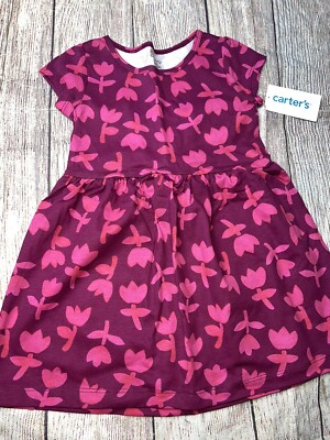 carters pink dress BABY GIRL PINK SUMMER SPRING DRESS SIZE 12 MONTHS BY CARTERS Lace Multi Layer