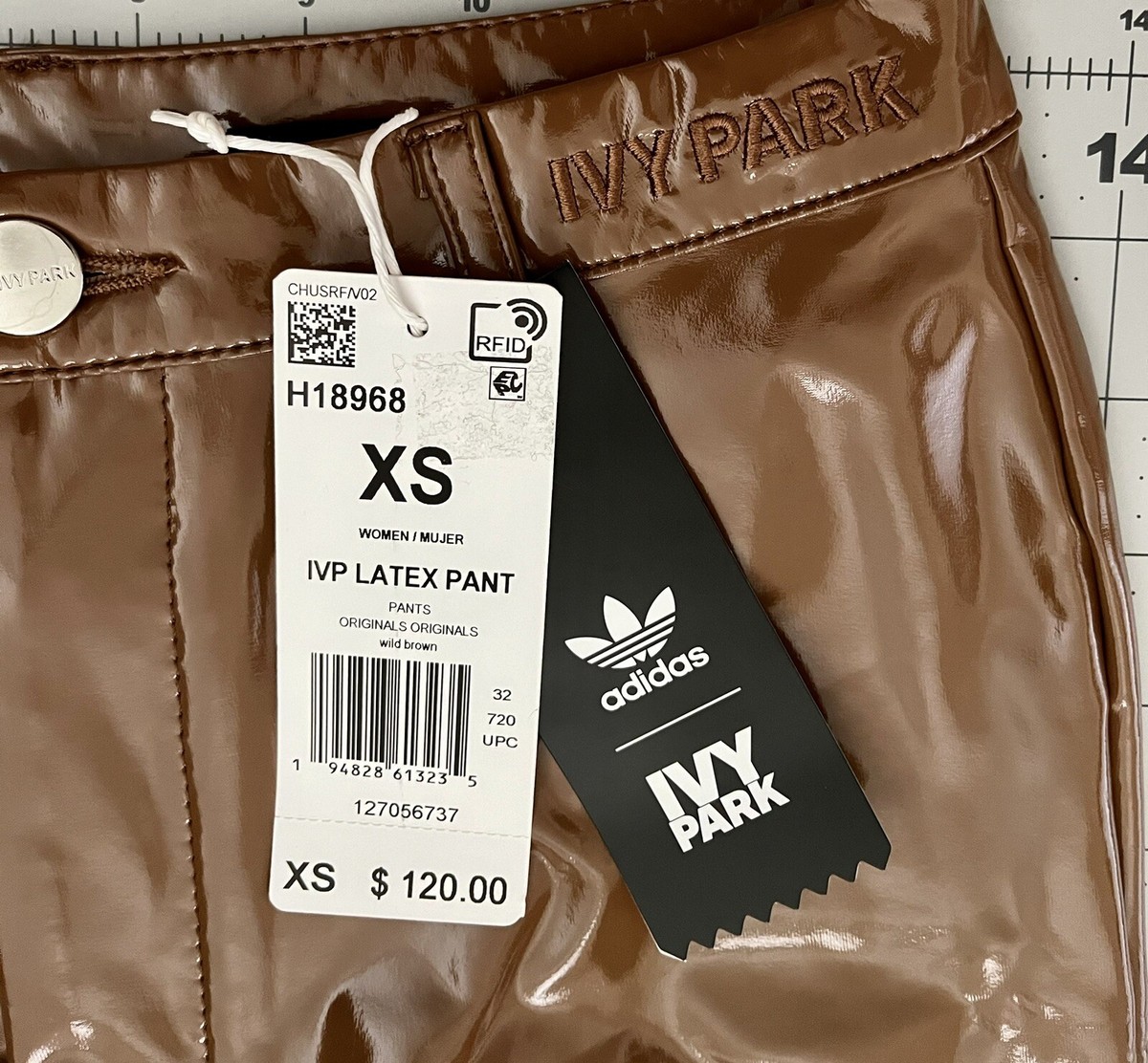限定]adidas IVYPARK ビヨンセ パンツ ブラウン USサイズ Adidas x Ivy