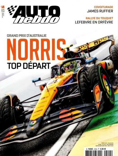 AUTO HEBDO n°2504 17/03/2025 GP AUSTRALIE JAMES RUFFIER | eBay