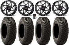 ITP Tornado 15" Wheels Black 30" BFG KM3 Tires Kawasaki Teryx Mule