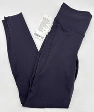Leggings ajustados Lululemon Fast & Free HR 28" talla 8 púrpura atmosférico nuevos con etiquetas ARPR