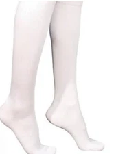Sigvaris 230 Series Knee-High Hose, 20-30 mmHg, White/Beige, Size L1 or L3