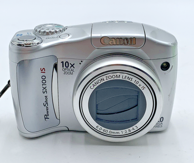 Canon PowerShot SX100 IS PC1256 8 MP 10X Optical Zoom NO BATTERY