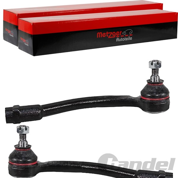 2X Metzger SpurstangenkÖPfe Passend FüR KIA RIO Links+Rechts-image