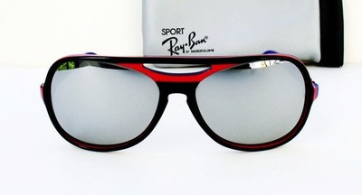Vintage B&L Ray Ban USA 70s Powderhorn Full Mirror  display picture 1