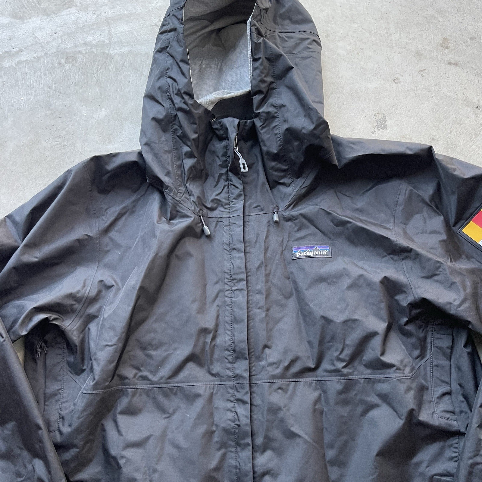 Patagonia Torrentshell 3L Jacket Men's M Black Gorpcore Full Zip Hiking H2NO thumbnail 2