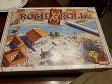 Rome & Roll (Board Game, 2020) n' write and PSC polyominos David Turczi COMPLETE