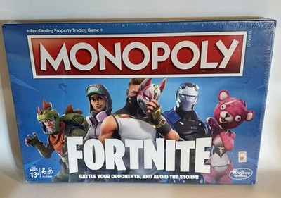 Hasbro Gaming Monopoly Fortnite Board Game Strategy Theme with 27 New Characters