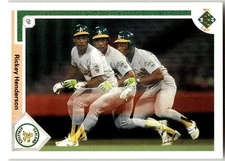1991 Upper Deck #444 Rickey Henderson Baseball Card