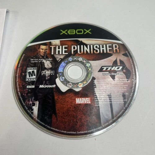 The Punisher (Microsoft Xbox, 2005) Disc Only