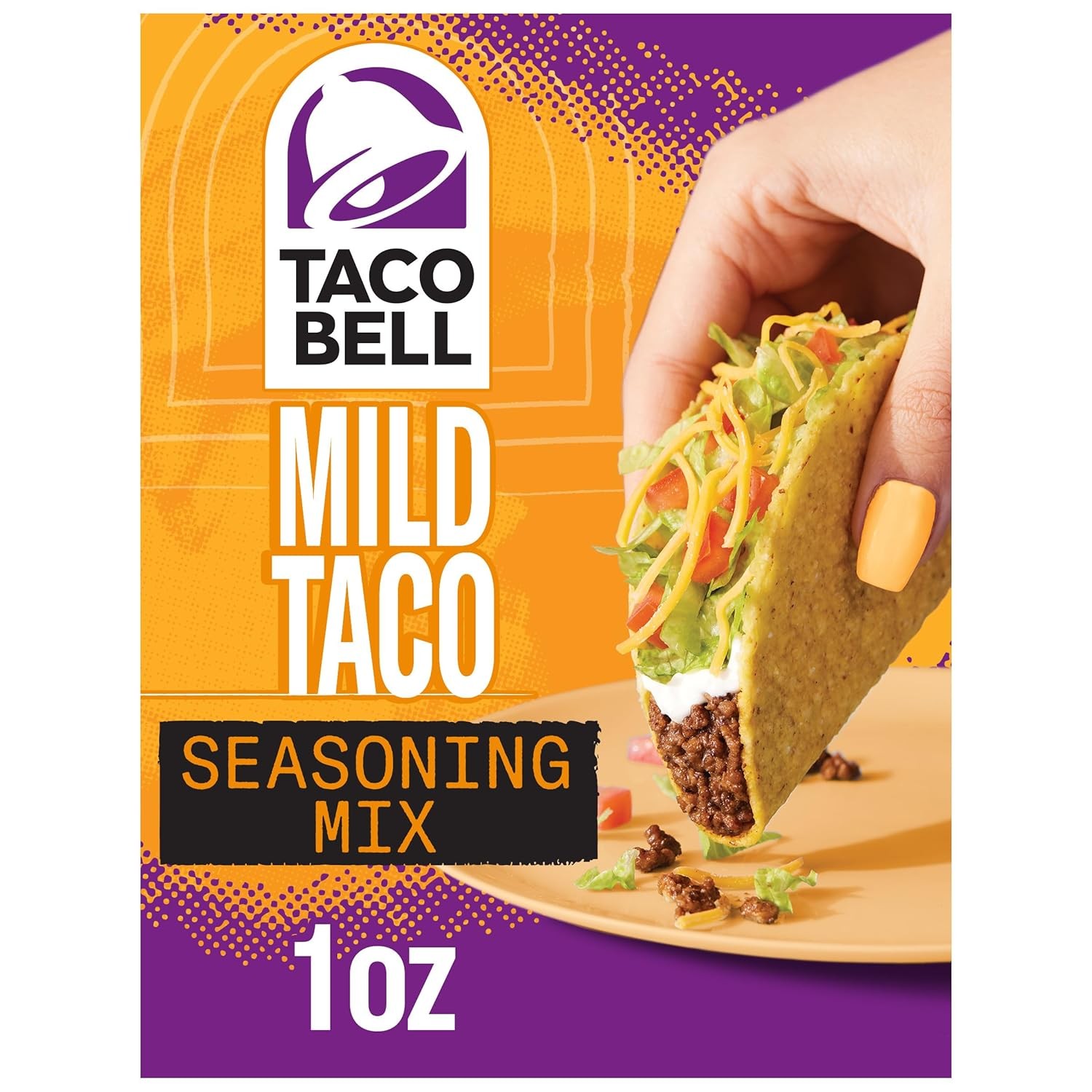 Taco Bell Mild Taco Seưasoning Mix - (1 oz Packet) 122