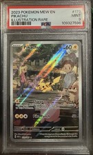 Pokemon Pikachu TCG Card 173/165 SV Scarlet & Violet 151 PSA 9 