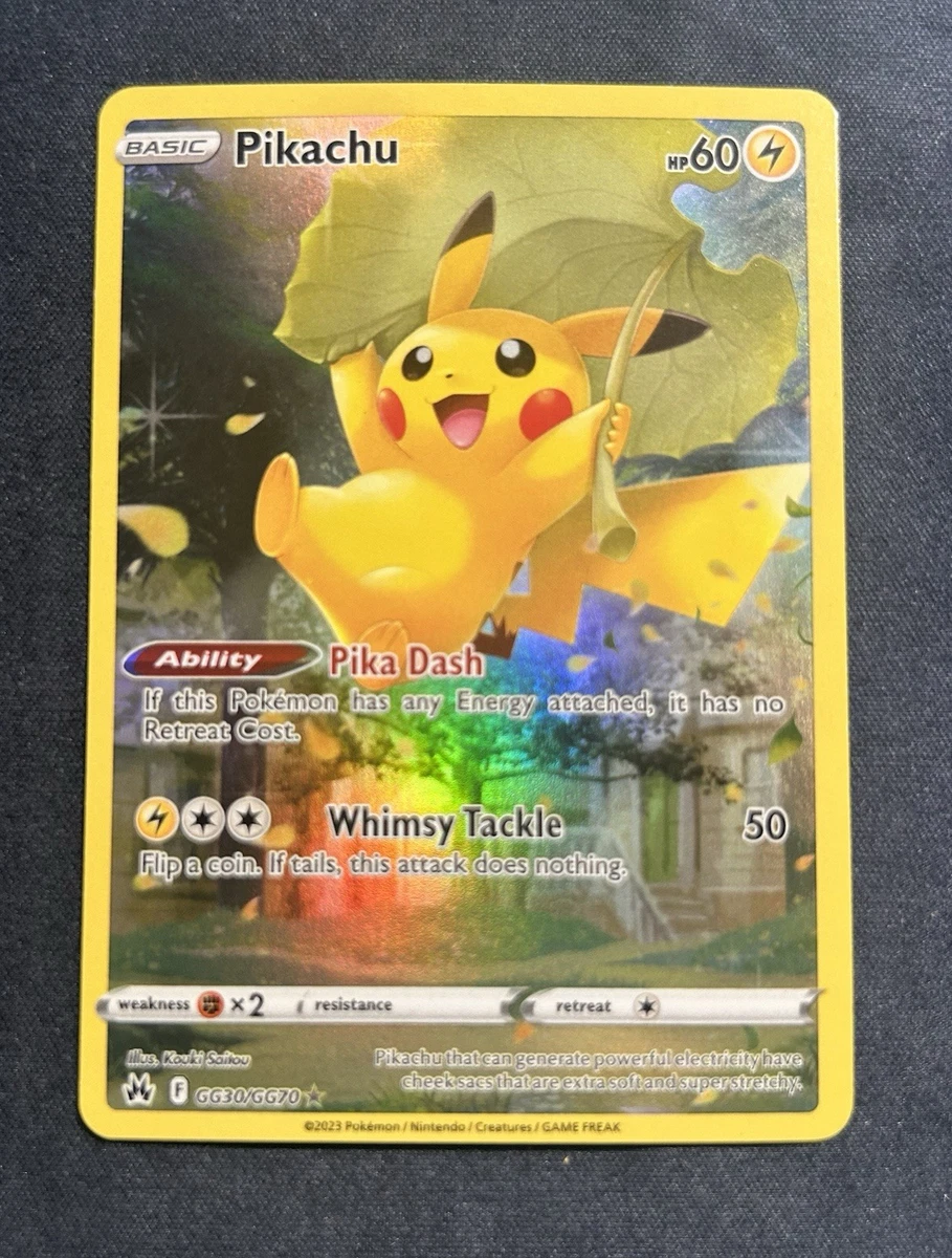 Pikachu GG30/GG70 Crown Zenith: Galarian Gallery Holo (C) | eBay