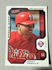 2002 Upper Deck Rookie Debut Victory Update Jorge Padilla Rookie Card #641. rookie card picture
