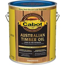 Cabot 19457 1gal Amberwood Australian Timber Oil Wood Finish-1PK