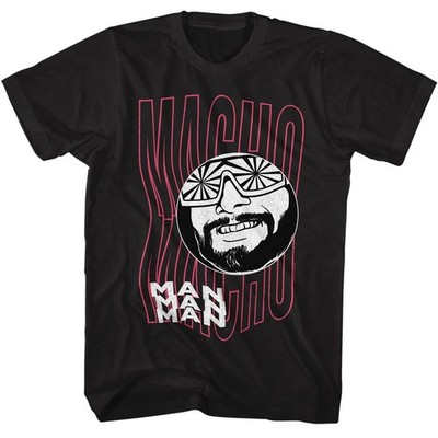 Macho Man Funky Text T-Shirt