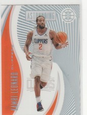 2019-20 Panini Illusions Acetate Astounding Orange KAWHI LEONARD #5 Clippers