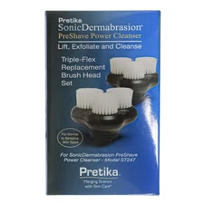 Pretika SonicDermabrasion Triple-Flex Replacement Brush Heads CO248 Fits ST247