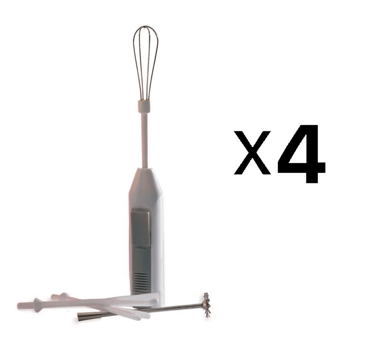 Norpro 5 Piece Deluxe Cordless Mini Mixer Set (4-Pack)
Opens in a new window or tab