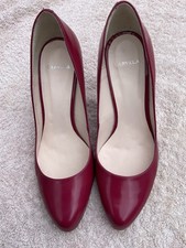 Vintage Carvela Fuschia Pink Patent Leather Stiletto Court Shoes EU40, Used