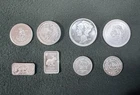 New ListingLot of .999 Silver 14grams 3 One Tenth 1/10 oz Plus 5 One Gram .999 Silverounds