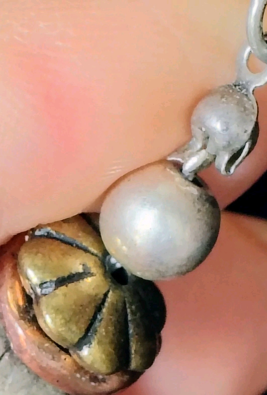 Boho Statement Beaded Necklace Ceramic Glass Mixe… - image 19