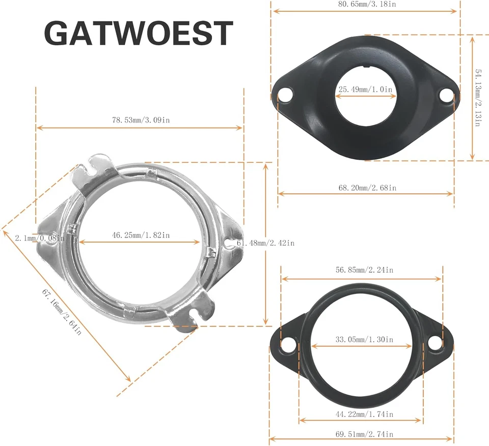 Pro BMX Gyro Brake Cable Kit with Front+Rear Cables & Spinner Rotor - Image 3 of 4