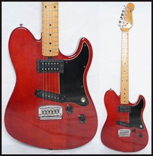 Super Jam SJ-500 Cherry Telecaster Style Japan Vintage Used