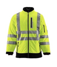 RefrigiWear HiVis Extreme Softshell Jacket - -60 F Comfort, ANSI Class 3, Sz XL