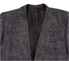 VTG Hart Schaffner Marx Men 46R 100 Pure Silk Blazer Jacket