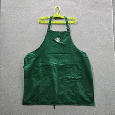 Starbucks Men Apron Green Embroidered Logo Workwear