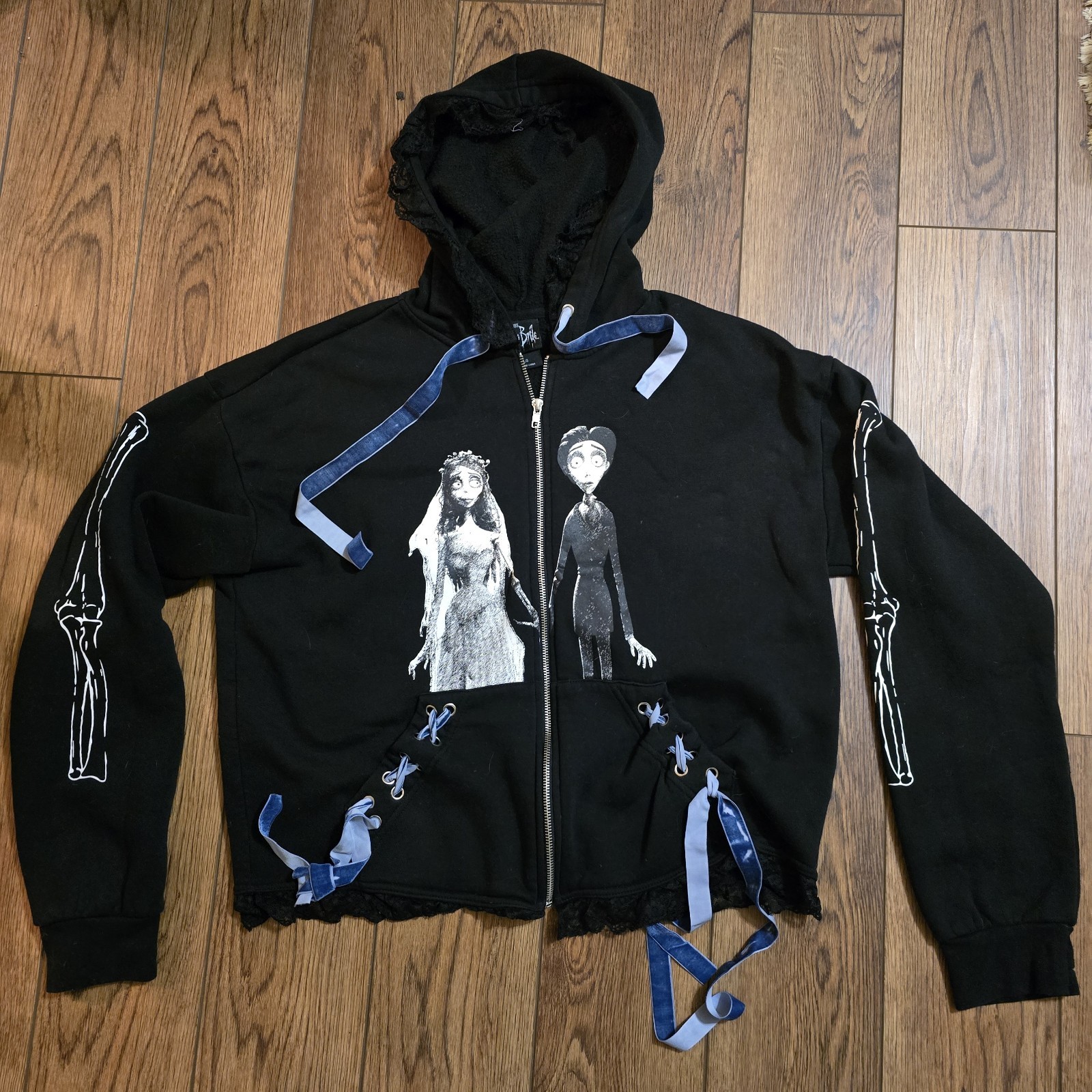 Corpse Bride zip-up jacket Large - image 1