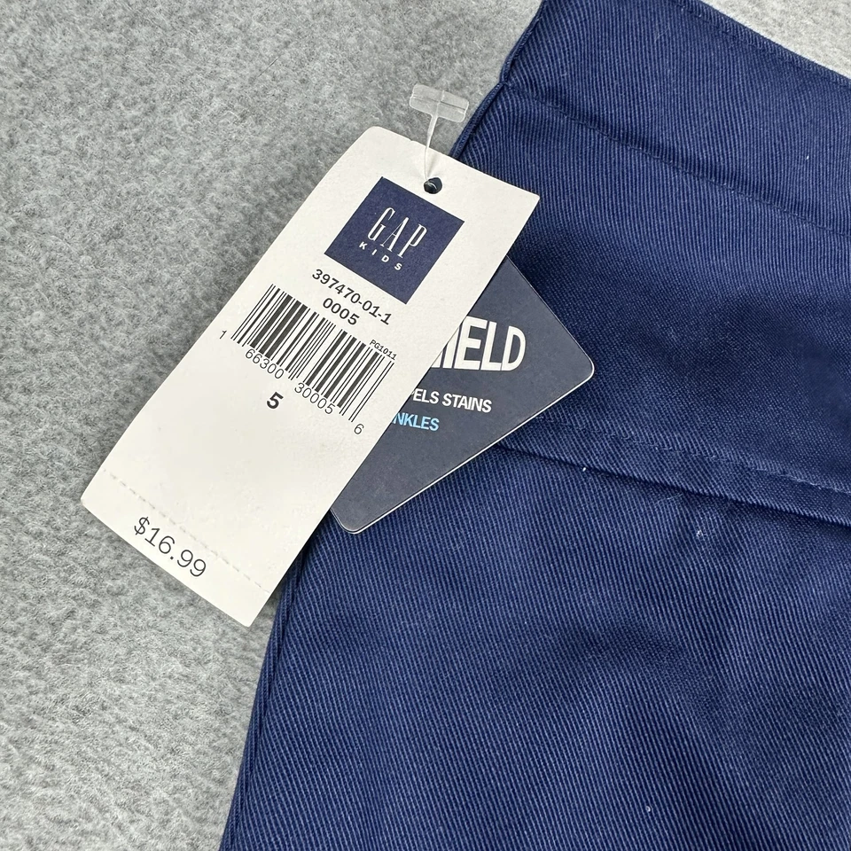 Gap Skort Niñas Talla 5 GAPSHIELD Repelente de Manchas Uniforme Escolar Caqui Azul Marino Beige Foto 3 de 4