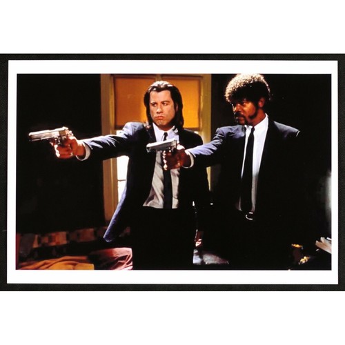 Poster Toile Pulp Fiction - Danseuse Et Couple - Décoration Murale Pop Culture