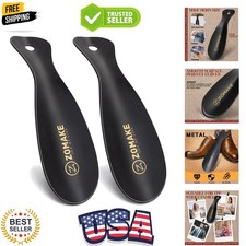 Metal Shoe Horn,Small Travel Shoehorn for Men Women Kids, Portable Shoe Spoon...