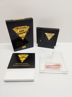 Retrozone RetroUSB 25th Anniversary Nintendo World Championships 25 NES CIB BOX