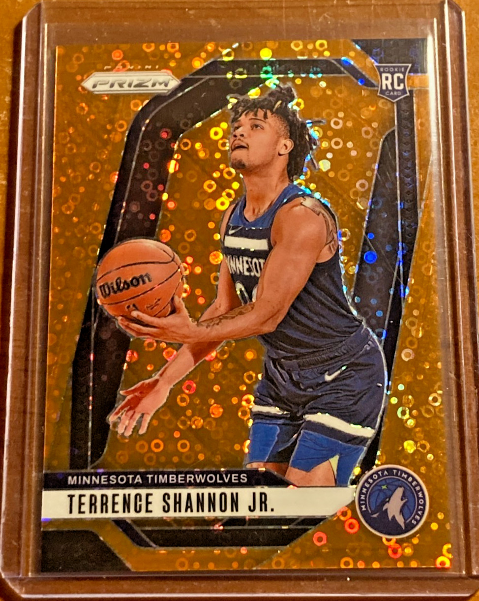 2024-25 Panini Prizm Terrence Shannon Jr. RC Fast Break Orange Prizm /125 #224