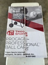 Trigon Sports Professional Ball Cart w/ Wheels - Baseball Softball Storage