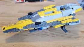 lego star wars anakin's jedi starfighter 7669 With Manual, Incomplete 