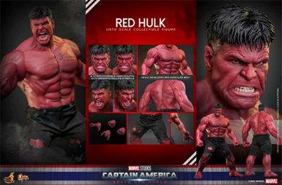 Hot Toys MMS797 1/6 Captain America Red Hulk Action Figure Model