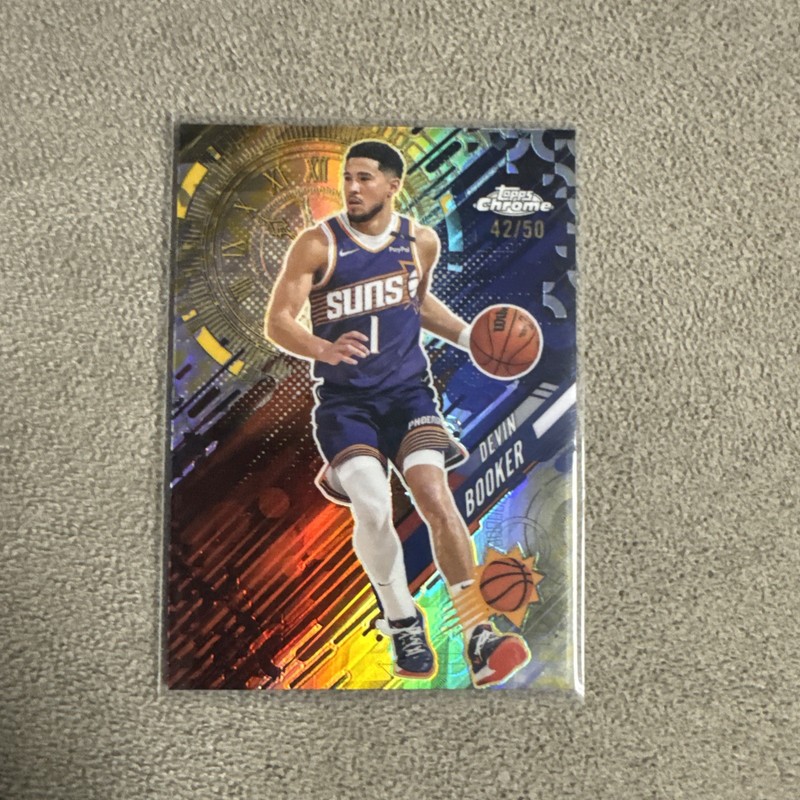 2025-26 Topps Chrome - Go Time Devin Booker #GT-4 Gold  Refractor /50