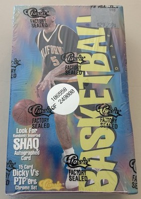 1994/95 Classic Draft Picks Basketball Hobby Box -- pull Shaquille O'Neal auto?