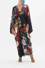 CAMILLA A Still Life T Shape Long Kaftan One Size RRP $799