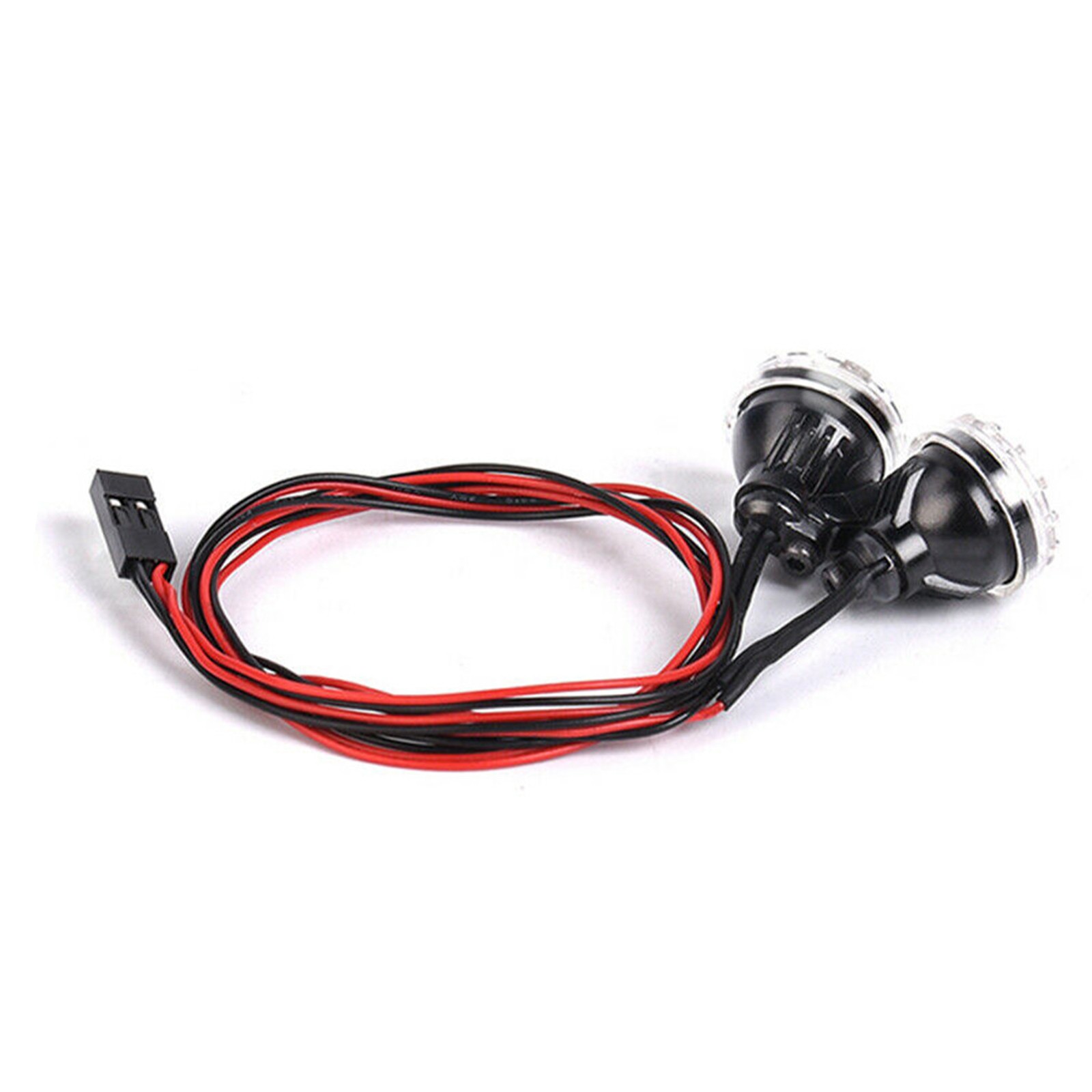 2* LED Spotlight Headlight Roof Light For Axial TRX4 SCX10 1/10 1/8 RC Crawler M