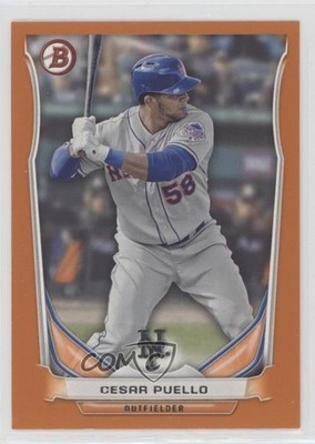 2014 Bowman Prospects Orange 52/250 Cesar Puello #BP34 0o6v
