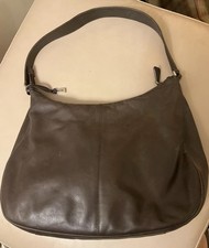 Ri2K John Richmond Slouchy  Brown Leather Hobo Shoulder Bag